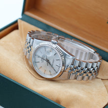 Cargar imagen en el visor de la galería, Rolex Datejust 36 ref. 16234 Silver Circle Dial - Jubilee - Full Set
