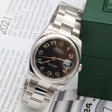 Load image into Gallery viewer, Rolex Datejust ref. 116200 Racing Concentric (Black) Dial - Oyster Bracelet - Full Set
