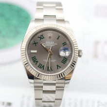 Cargar imagen en el visor de la galería, Rolex Datejust ref. 126334 Wimbledon Dial Oyster bracelet - Full Set