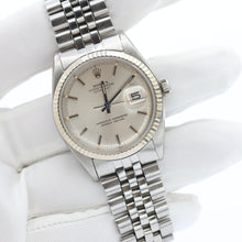 Załaduj obraz do przeglądarki galerii, Rolex Datejust ref. 1601 - White Gold Bezel - Silver dial (V IV)