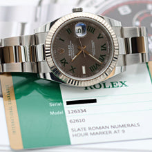 Cargar imagen en el visor de la galería, Rolex Datejust ref. 126334 Wimbledon Dial Oyster bracelet - Full Set