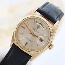 Bild in Galerie-Viewer laden, Rolex Day-Date Ref. 18038 Champagner -Zifferblatt - Lederband