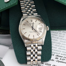 Załaduj obraz do przeglądarki galerii, Rolex Datejust ref. 1601 - White Gold Bezel - Silver dial (V IV)