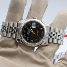 Load image into Gallery viewer, Rolex Datejust ref. 116234 Black Arabic Dial - Jubilee Bracelet - Full set