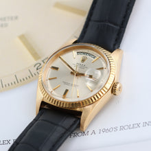 Bild in Galerie-Viewer laden, Rolex Day-Date Ref. 18038 Champagner -Zifferblatt - Lederband