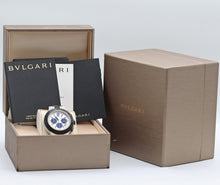 Cargar imagen en el visor de la galería, Bulgari Diagono Chronograph ref. AC 44 TA Silver Dial - Full Set