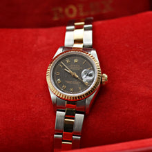 Cargar imagen en el visor de la galería, Rolex Datejust Lady ref. 69173 Steel/Gold - Grey Roman Computer Dial - Oyster Bracelet