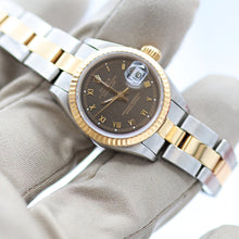 Cargar imagen en el visor de la galería, Rolex Datejust Lady ref. 69173 Steel/Gold - Grey Roman Computer Dial - Oyster Bracelet