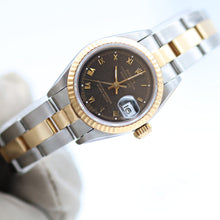 Cargar imagen en el visor de la galería, Rolex Datejust Lady ref. 69173 Steel/Gold - Grey Roman Computer Dial - Oyster Bracelet