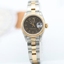 Cargar imagen en el visor de la galería, Rolex Datejust Lady ref. 69173 Steel/Gold - Grey Roman Computer Dial - Oyster Bracelet