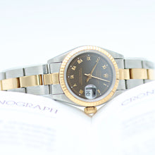 Cargar imagen en el visor de la galería, Rolex Datejust Lady ref. 69173 Steel/Gold - Grey Roman Computer Dial - Oyster Bracelet