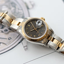 Cargar imagen en el visor de la galería, Rolex Datejust Lady ref. 69173 Steel/Gold - Grey Roman Computer Dial - Oyster Bracelet