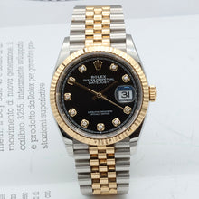 Ladda upp bild till gallerivisning, Rolex Datejust ref. 126233 - Black Diamonds Dial - Full Set