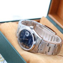 Charger l'image dans la galerie, ON SALE: Rolex Datejust 36 ref. 16200 Blue Soleil Roman Dial Oyster Bracelet - Full Set