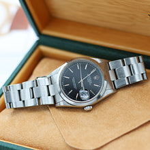 Cargar imagen en el visor de la galería, Rolex Date ref. 15200 Black Dial Oyster Bracelet - Full Set