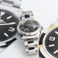 Załaduj obraz do przeglądarki galerii, Rolex Datejust ref. 126200 Wimbledon Dial Oyster Bracelet - Full Set
