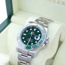 Load image into Gallery viewer, Rolex Submariner Green 116610LV (Hulk) in Steel - Green Dial - Full Set