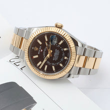 Charger l'image dans la galerie, Rolex Skydweller Steel/Gold ref. 326933 Black Dial - Oyster bracelet