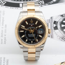 Charger l'image dans la galerie, Rolex Skydweller Steel/Gold ref. 326933 Black Dial - Oyster bracelet