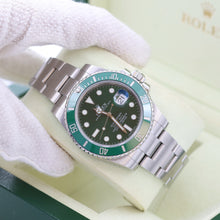 Load image into Gallery viewer, Rolex Submariner Green 116610LV (Hulk) in Steel - Green Dial - Full Set