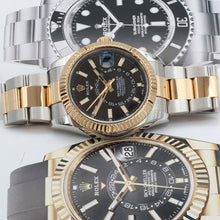 Charger l'image dans la galerie, Rolex Skydweller Steel/Gold ref. 326933 Black Dial - Oyster bracelet