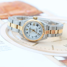 Załaduj obraz do przeglądarki galerii, Rolex Datejust Lady ref. 69173 Steel/Gold - Oyster Bracelet - Buckley White Dial