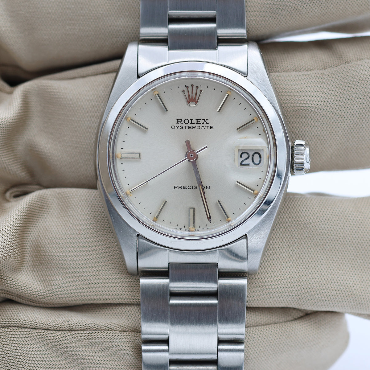 Rolex Oyster Precision 6466 Silver Dial | Buy Online Rolex Vintage