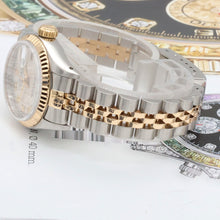 Charger l'image dans la galerie, Rolex Datejust Lady ref. 69173 Steel/Gold - Jubilee Bracelet - Cream Pyramid Dial - Jubilee Bracelet