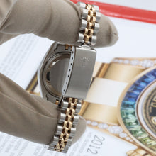 Charger l'image dans la galerie, Rolex Datejust Lady ref. 69173 Steel/Gold - Jubilee Bracelet - Cream Pyramid Dial - Jubilee Bracelet