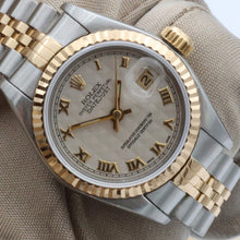 Charger l'image dans la galerie, Rolex Datejust Lady ref. 69173 Steel/Gold - Jubilee Bracelet - Cream Pyramid Dial - Jubilee Bracelet