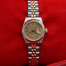 Load image into Gallery viewer, Rolex Datejust Lady ref. 69173 Steel/Gold - Champagne Tapestry Dial - Jubilee Bracelet