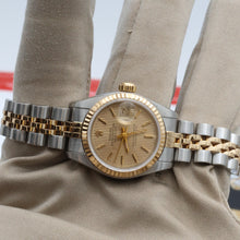 Load image into Gallery viewer, Rolex Datejust Lady ref. 69173 Steel/Gold - Champagne Tapestry Dial - Jubilee Bracelet