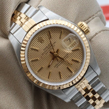 Load image into Gallery viewer, Rolex Datejust Lady ref. 69173 Steel/Gold - Champagne Tapestry Dial - Jubilee Bracelet