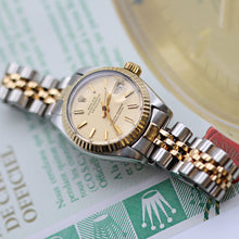 Load image into Gallery viewer, Rolex Lady-Datejust ref. 6917 - Steel and Gold - Cream Dial - Jubilee Bracelet