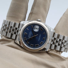 Load image into Gallery viewer, Rolex Datejust ref. 116234 Blue Soleil Roman Dial - Jubilee Bracelet