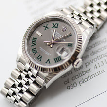 Carica l'immagine nel visualizzatore di Gallery, Rolex Datejust ref. 126234 Wimbledon Dial Jubilee bracelet - Full Set