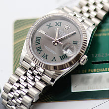 Carica l'immagine nel visualizzatore di Gallery, Rolex Datejust ref. 126234 Wimbledon Dial Jubilee bracelet - Full Set