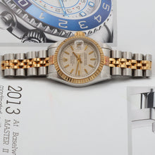 Load image into Gallery viewer, Rolex Datejust Lady ref. 69173 Steel/Gold - Millennnary Cream Dial (No Numbers) - Jubilee Bracelet - Full Set