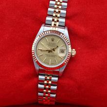 Indlæs billede til gallerivisning Rolex Datejust Lady ref. 69173 Steel/Gold - Champagne Circle Dial - Jubilee Bracelet
