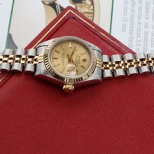 Indlæs billede til gallerivisning Rolex Datejust Lady ref. 69173 Steel/Gold - Champagne Circle Dial - Jubilee Bracelet