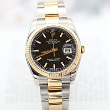 Cargar imagen en el visor de la galería, Rolex Datejust ref. 116233 Black Dial - Oyster Bracelet - Full Set