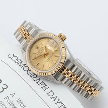Indlæs billede til gallerivisning Rolex Datejust Lady ref. 69173 Steel/Gold - Champagne Circle Dial - Jubilee Bracelet