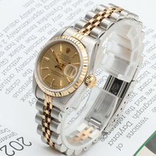 Indlæs billede til gallerivisning Rolex Datejust Lady ref. 69173 Steel/Gold - Champagne Circle Dial - Jubilee Bracelet