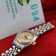 Load image into Gallery viewer, Rolex Datejust Lady ref. 69173 Steel/Gold - Houndstooth Dial - Jubilee - Full Set