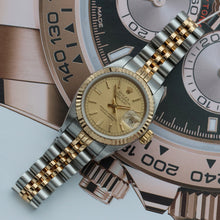 Indlæs billede til gallerivisning Rolex Datejust Lady ref. 69173 Steel/Gold - Champagne Circle Dial - Jubilee Bracelet