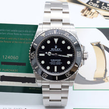 Afbeelding in Gallery-weergave laden, Rolex Submariner No Date 124060 - Black Dial - Full Set