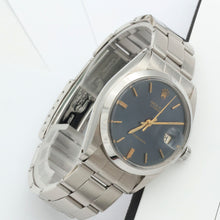 Indlæs billede til gallerivisning Rolex Precision Date ref. 6694 Blue Dial (Golden Indexes) - Oyster Rivet bracelet