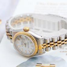 Załaduj obraz do przeglądarki galerii, Rolex Datejust Lady ref. 69173 Steel/Gold - White Dial - Full Set