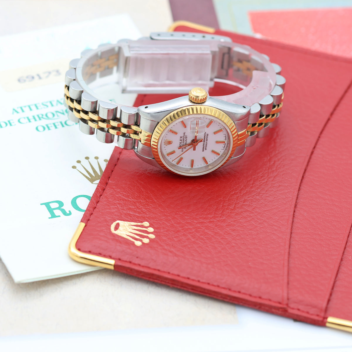 Buy Online Watch Rolex Datejust Lady ref. 69173 with White Dial