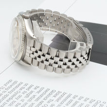 Indlæs billede til gallerivisning Rolex Datejust ref. 16014 - Silver Linen dial - Jubilee bracelet (V II)